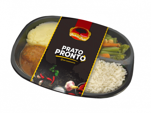 Almôndega, Purê de Batata, Arroz e Feijão