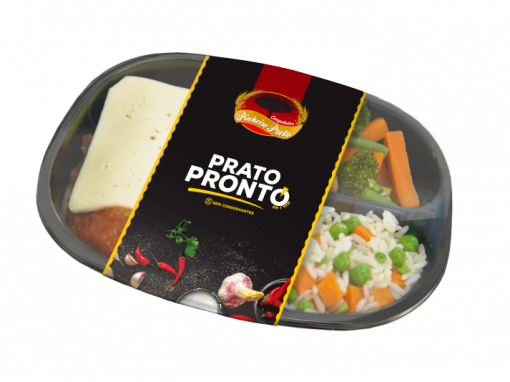 Bife a Parmegiana com Arroz a Jardineira e Legumes