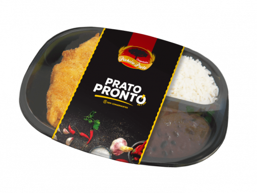 Frango a Milanesa, Arroz e Feijão