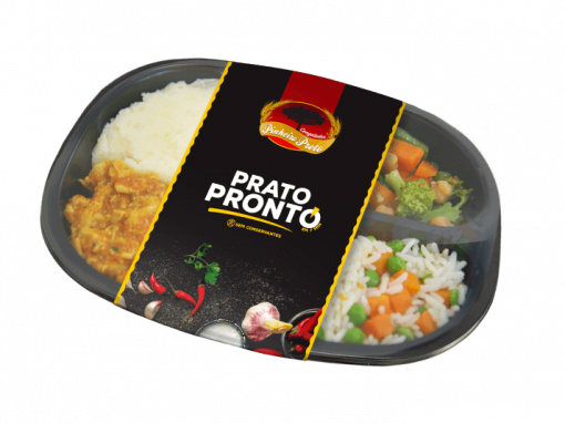 Frango com Açafrão, Arroz Jardineira, Purê de Batata e Legumes